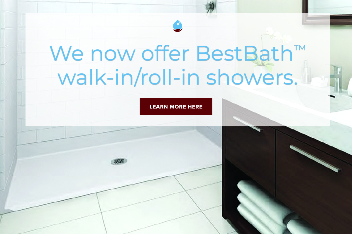 Introducing BestBath walk-in/roll-in showers