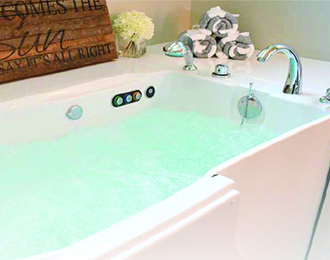 Photo of a walk-in tub